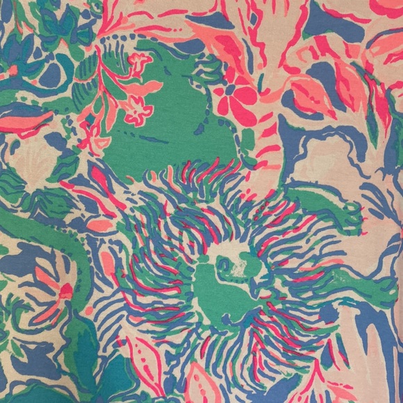 NWT Lilly Pulitzer UPF 50+ Sophie Dress in Blue Peri Viva La Lilly - Picture 5 of 6